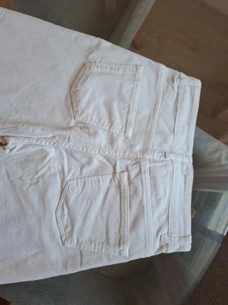 Pantalón pana Renatta&Go blanco talla 32