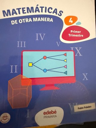 Libros de texto matemáticas 4 primaria edebe