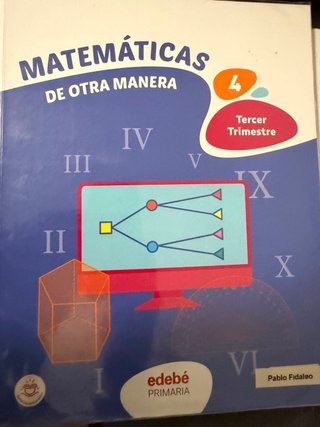 Libros de texto matemáticas 4 primaria edebe