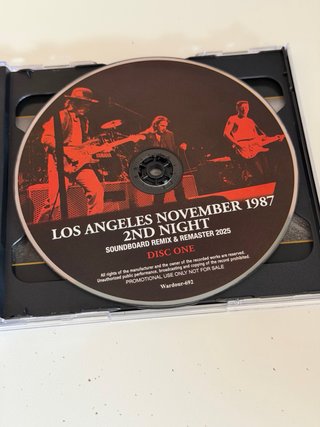 U2 Los Angeles November 1987 2CD Japon