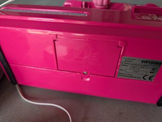 Macchina da cucire Barbie rosa