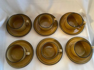 Set 6 Tazze Vintage Tognana Impilabili anni ‘70