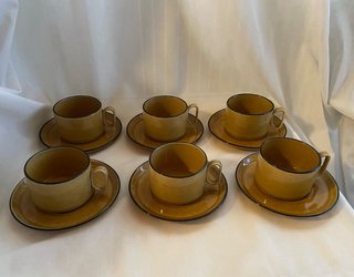 Set 6 Tazze Vintage Tognana Impilabili anni ‘70