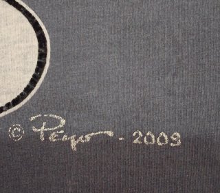 T-shirt Brontolo Puffi  vintage 2009 tgS/36 grigio