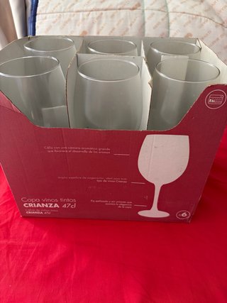 Set 6 Copas Vino Tinto CRIANZA 47cl