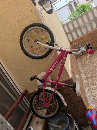 Bicicleta infantil rosa