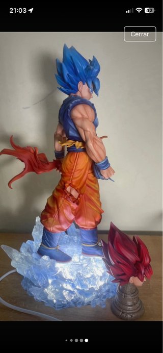 Figura Goku Blue y Red