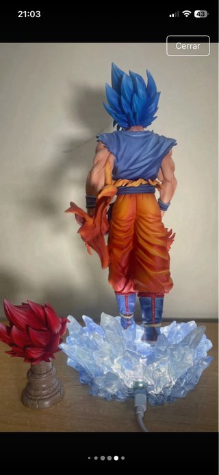 Figura Goku Blue y Red