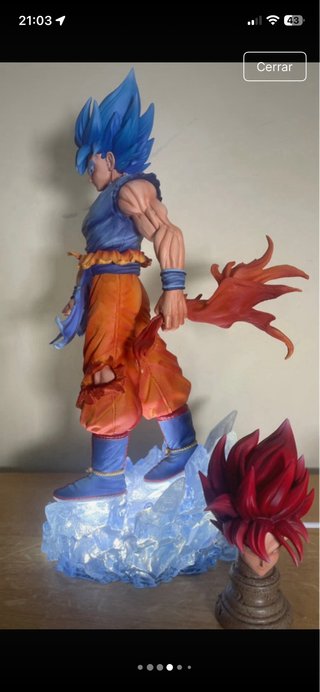 Figura Goku Blue y Red