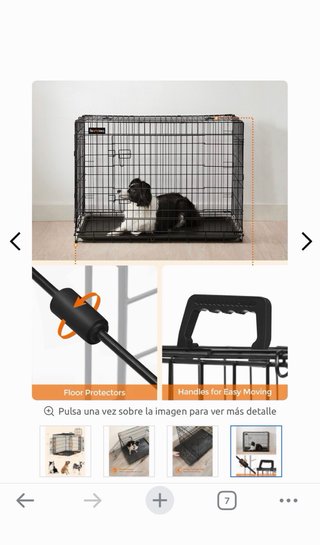 Jaula transportin metalica perros o gatos