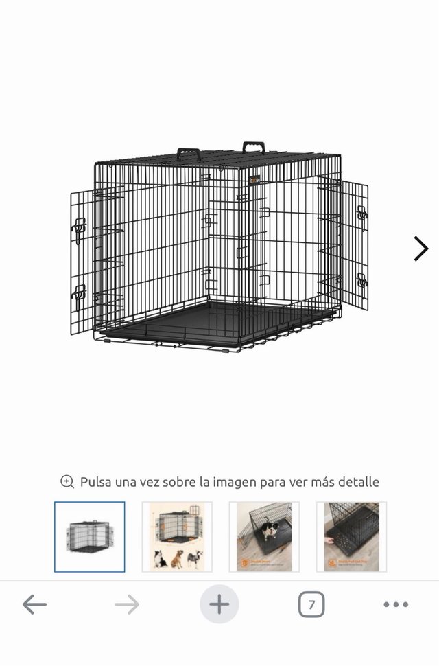 Jaula transportin metalica perros o gatos