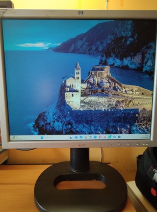 Lotto 3 Monitor PC DELL/HP 17-22 LCD VGA DVI