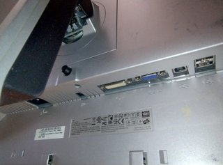 Lotto 3 Monitor PC DELL/HP 17-22 LCD VGA DVI