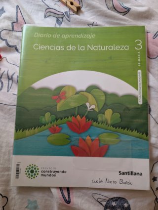 Cuaderno de aprendizaje ciencias de la Naturaleza