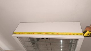 Vitrina expositora de cristal