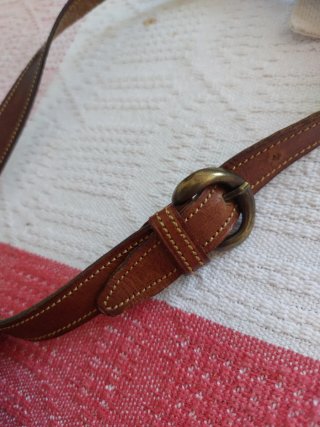 Bolso Cuero Argentino Marrón