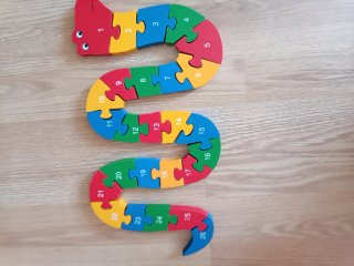 Puzzle Serpiente Madera 26 Piezas