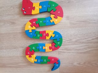Puzzle Serpiente Madera 26 Piezas