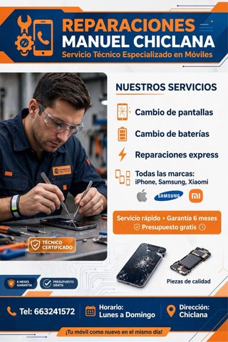 REPARACIÓN DE MÓVILES -¡¡¡PANTALLAS Y BATERÍAS!!!
