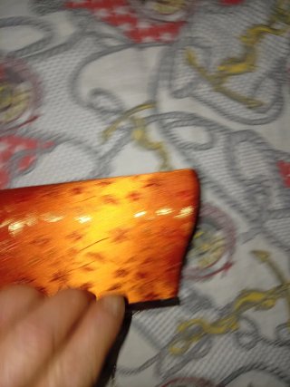 Monedero vintage floreado piel melocotón
