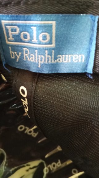 Gorra Polo Ralph Lauren Negra con Logo Rojo