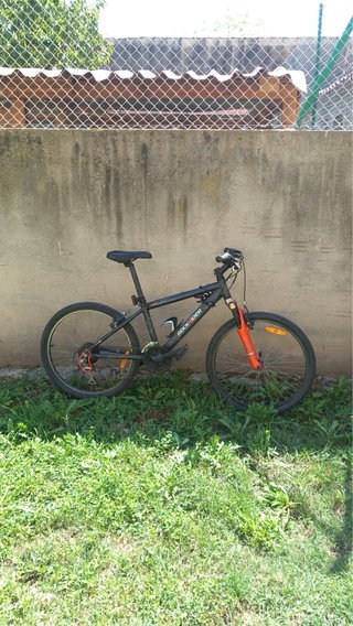 Bicicleta Rockrider Negra