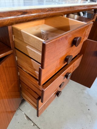 Aparador vintage mármol y madera
