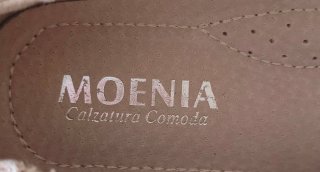 Zapato con cuña tostado