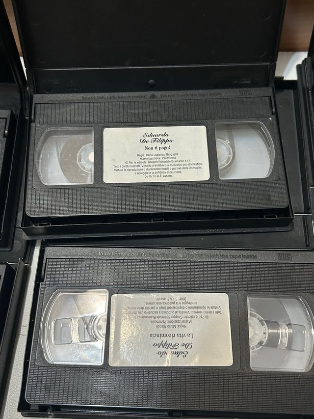 Lotto 6 VHS Eduardo De Filippo