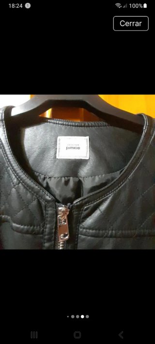 Chaqueta Pimkie negra talla 42