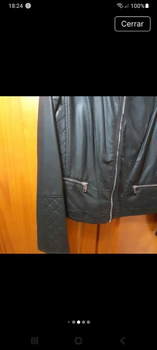 Chaqueta Pimkie negra talla 42
