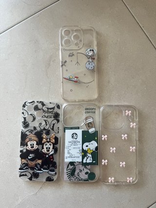 Fundas iPhone 15 Pro (4 unidades)