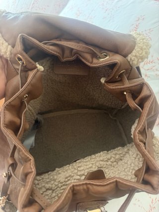 Mochila Liu Jo piel y borreguito