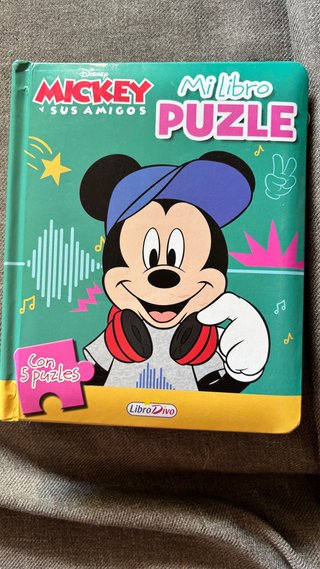 Libro mickey puzle