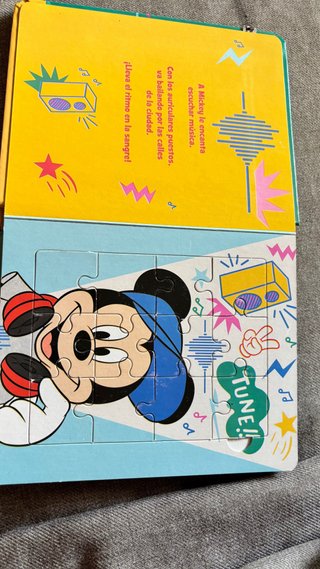Libro mickey puzle