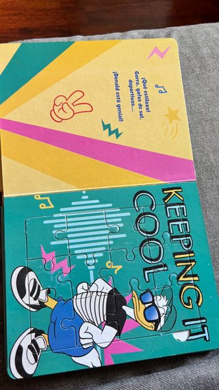 Libro mickey puzle