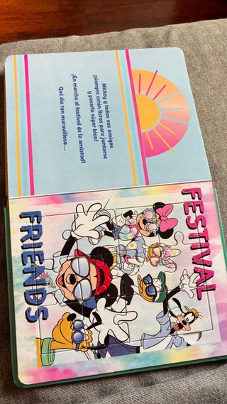 Libro mickey puzle