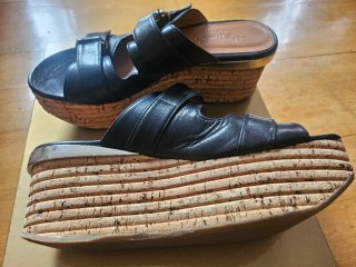 Sandalias plataforma Homers negras