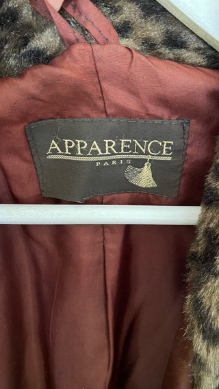 Chaquetón Vintage animal print Apparence mujer