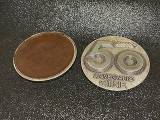 Lote 2 medallas conmemorativas telefónicas