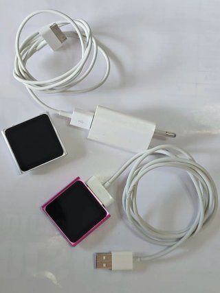 Pack 2 iPod Nano Plata y Rosa de 8gb ( Leer)