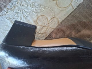 Zapatos tacón negros Pitillos T.39
