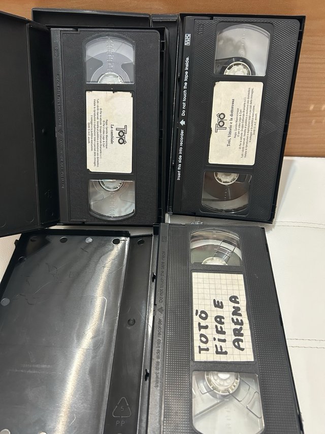 Lotto di 3 VHS: Totò Tv