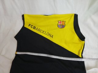 Camiseta sin manga FC Barcelona amarilla y negra