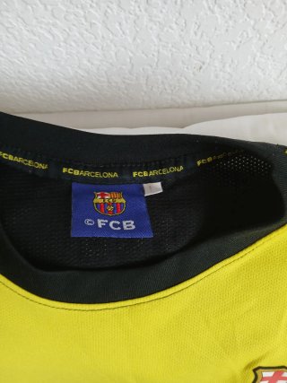 Camiseta sin manga FC Barcelona amarilla y negra