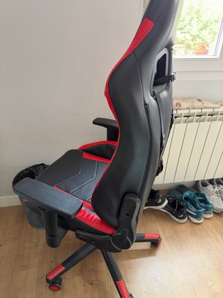 Silla Gamer DRW Negra y Roja