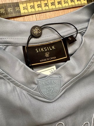 Camiseta SikSilk Talla S Azul Cielo
