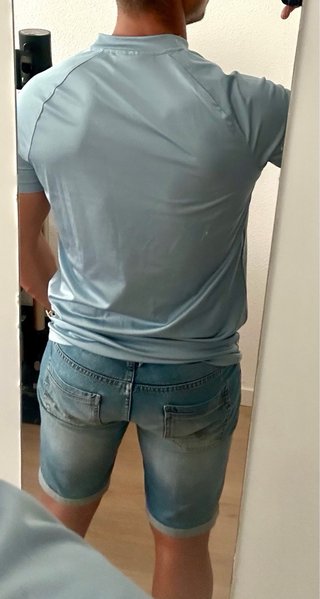 Camiseta SikSilk Talla S Azul Cielo