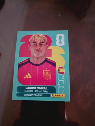 Cromo Lamine Yamal Mundial 2023
