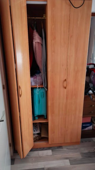 Dormitorio completo con armario